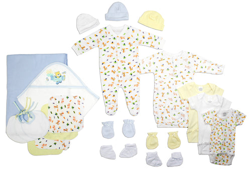 Kit Layette Bébé Garçon 21 Pièces — Cadeau Naissance Parfait