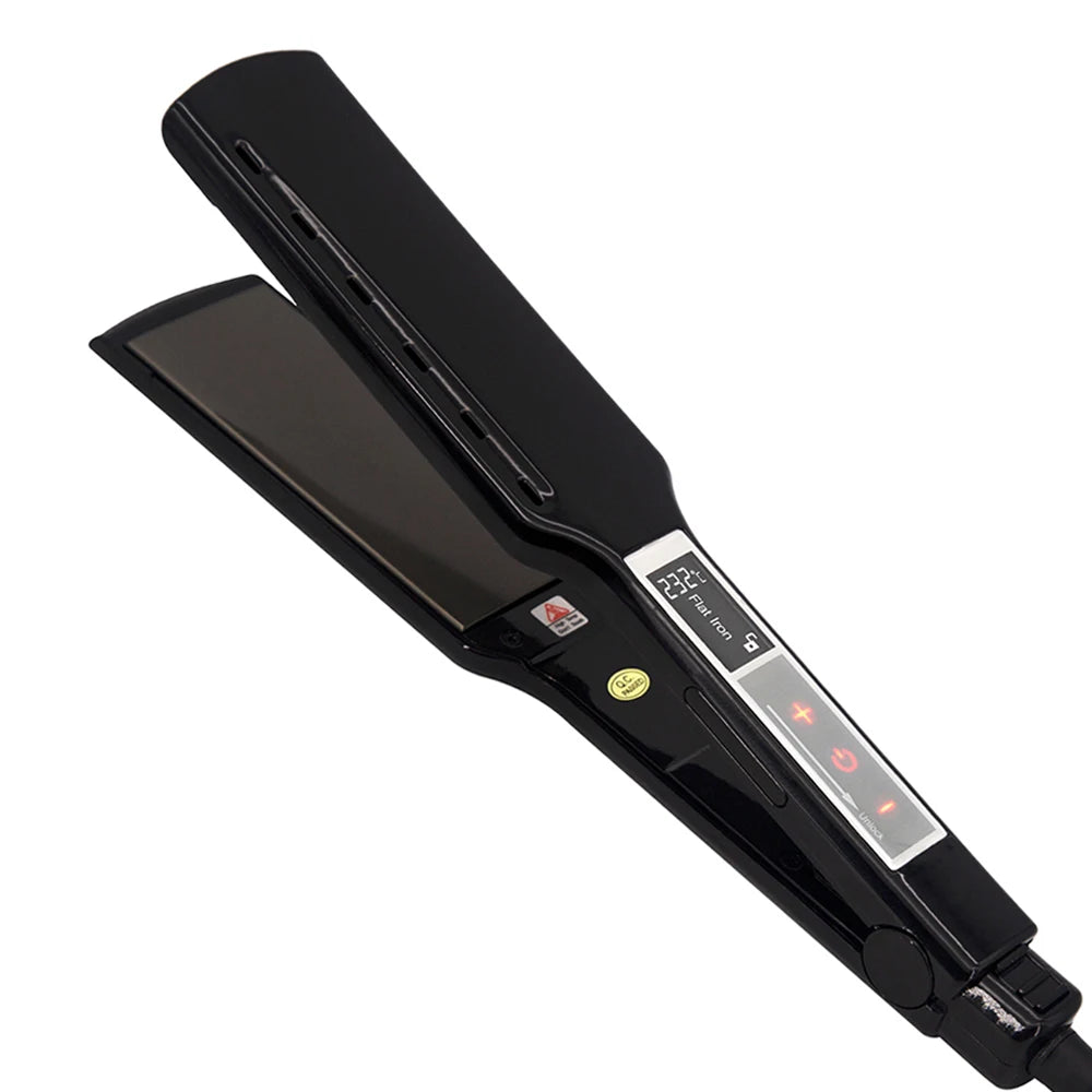 Lisseur Professionnel Écran Tactile 230°C — Plaques Larges & Chauffage Rapide