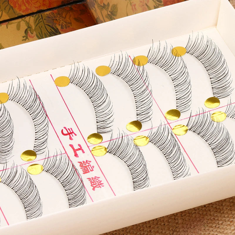 Faux Cils Naturels Longue Durée – Lot de 10 Paires #217
