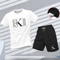 Ensemble 2 Pièces Homme – T-Shirt Imprimé & Short Sport Été - ScopBazar