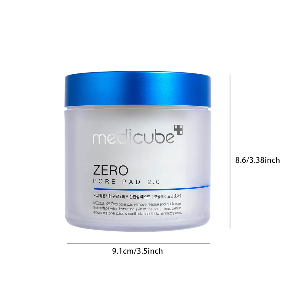 Medicube Zero Pore Pad 2.0 – Coton Bi-Texture Hydratant & Apaisant K-Beauty