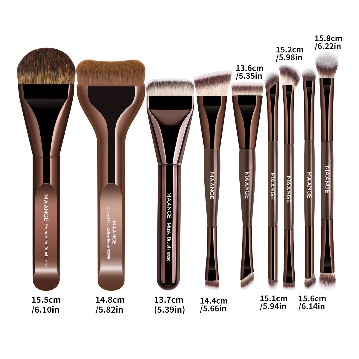 Kit 9 Pinceaux Maquillage Professionnel
