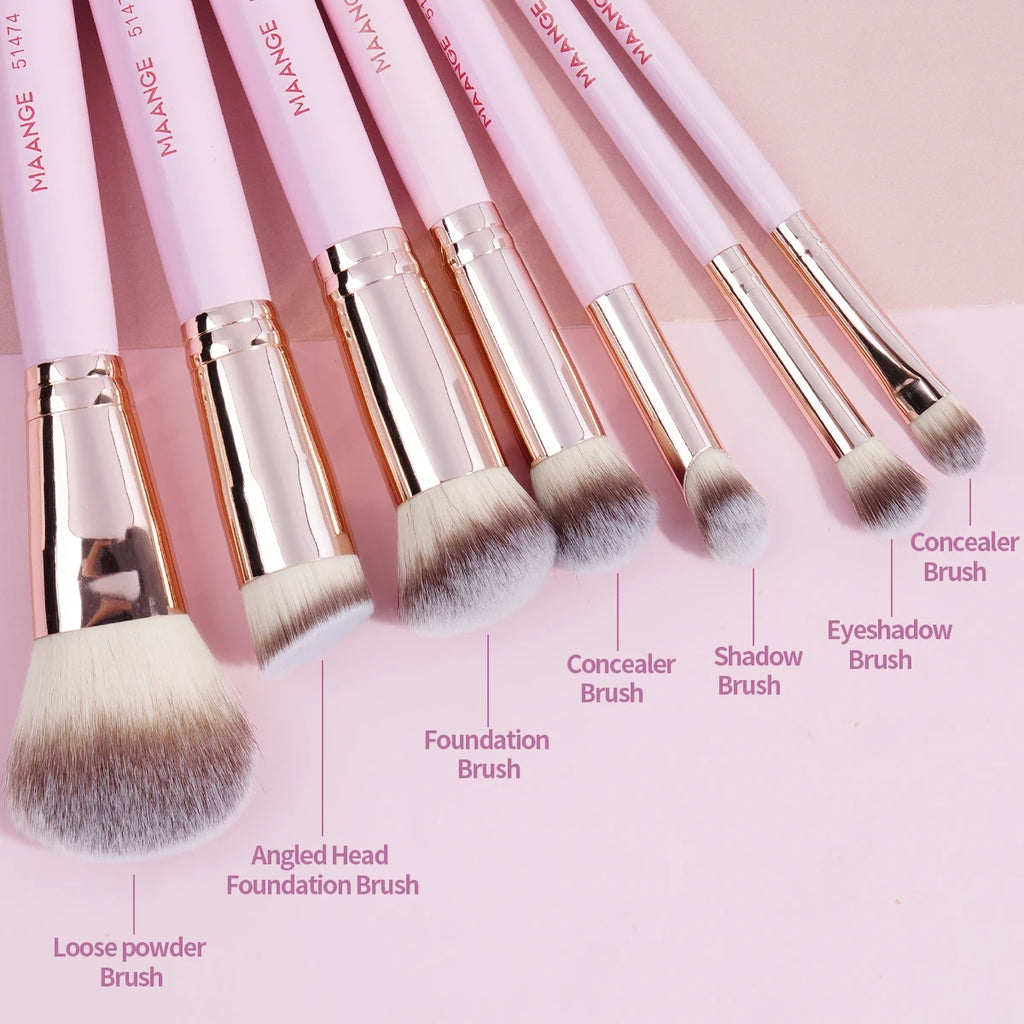 Set 7 Pinceaux Maquillage Teint & Yeux