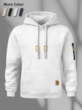 Sweat à Capuche Waffle Homme – Casual, Confortable & Tendance - ScopBazar