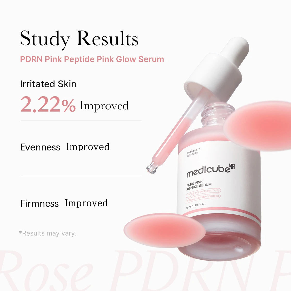 Sérum Peptide Rose Medicube PDRN – ADN Saumon, Hydratation Intense K-Beauty