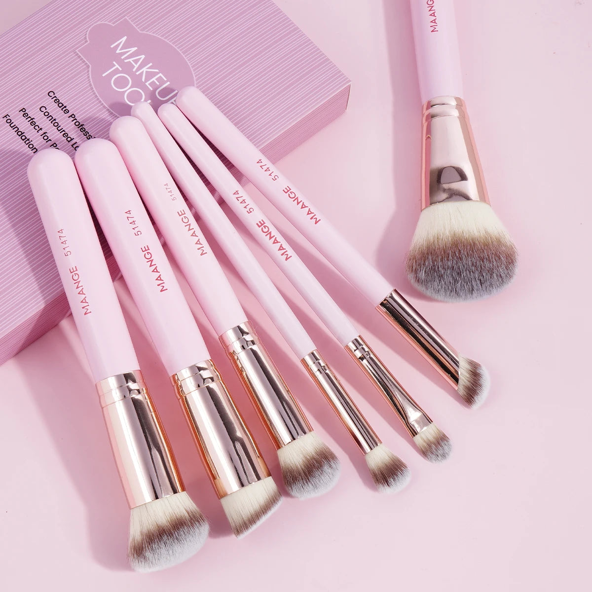 Set 7 Pinceaux Maquillage Teint & Yeux