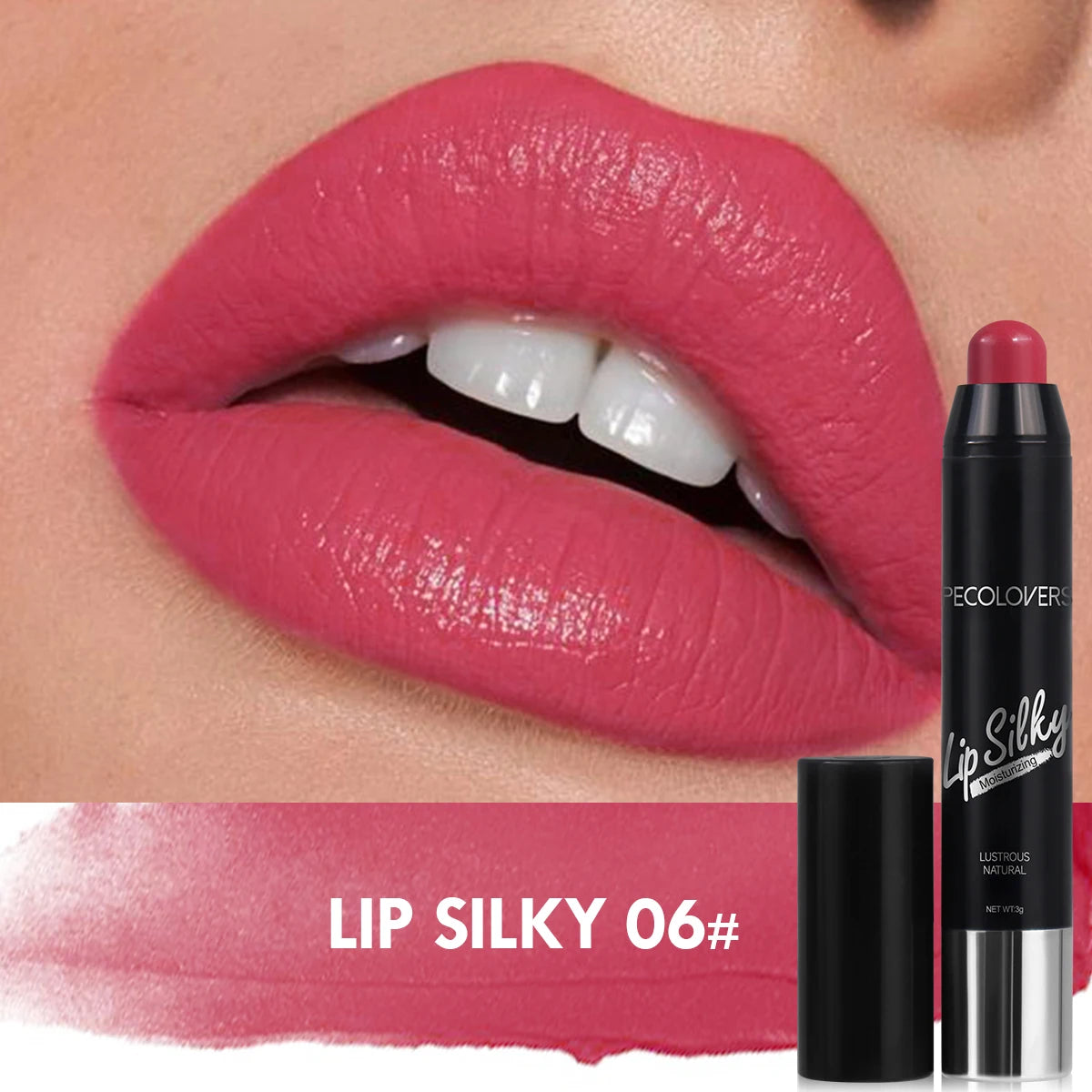 Crayon Rouge à Lèvres Mat Waterproof Longue Tenue
