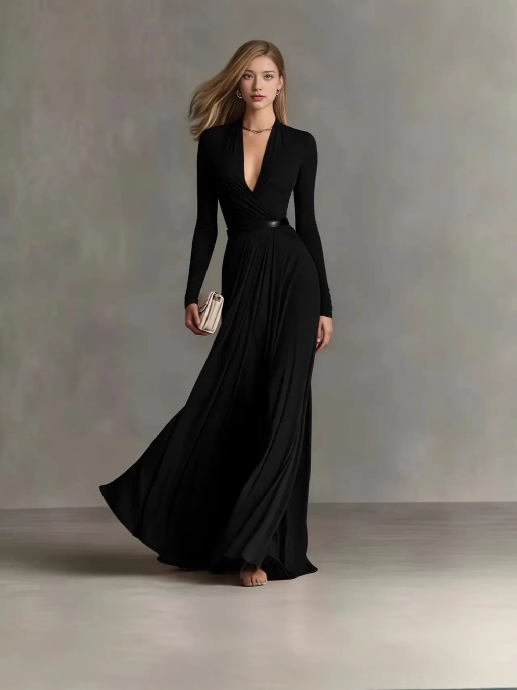 Robe Élégante Style Européen 2026