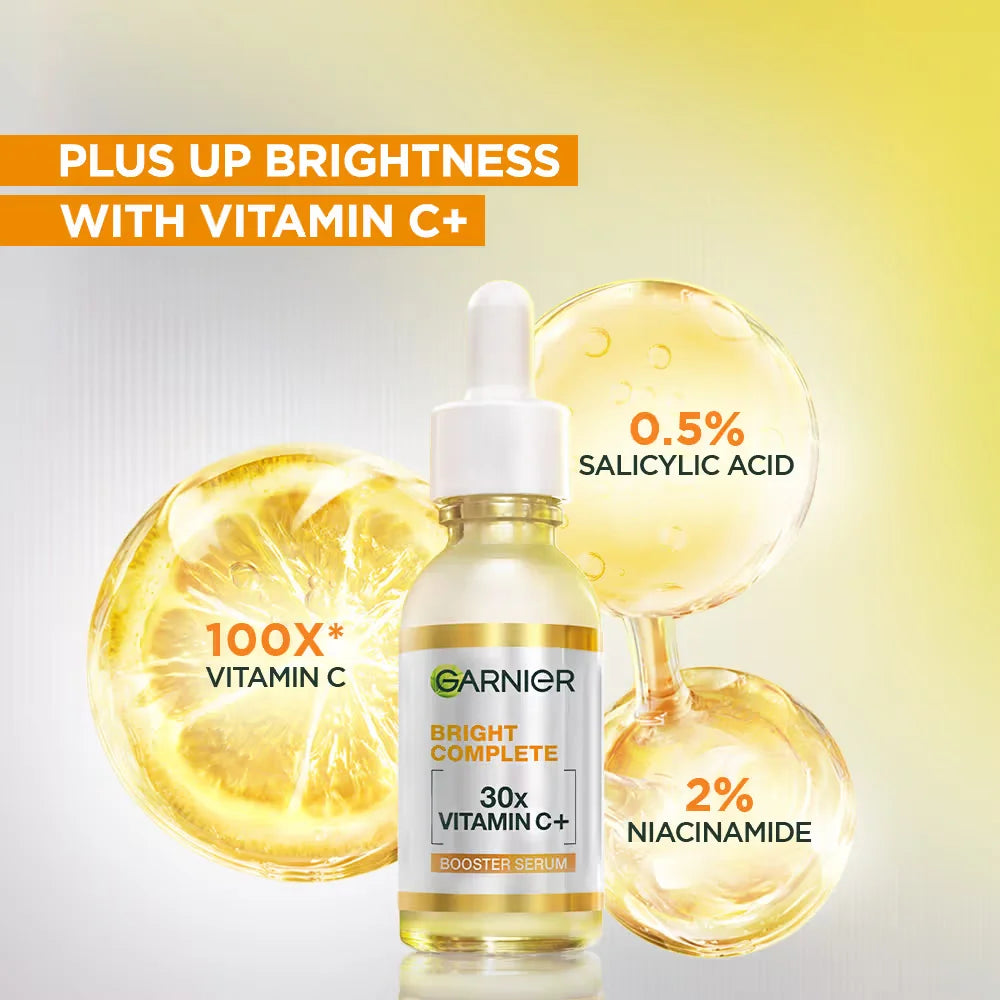 Sérum Éclat Vitamine C Garnier 30ml – Teint Unifié & Texture Lissée