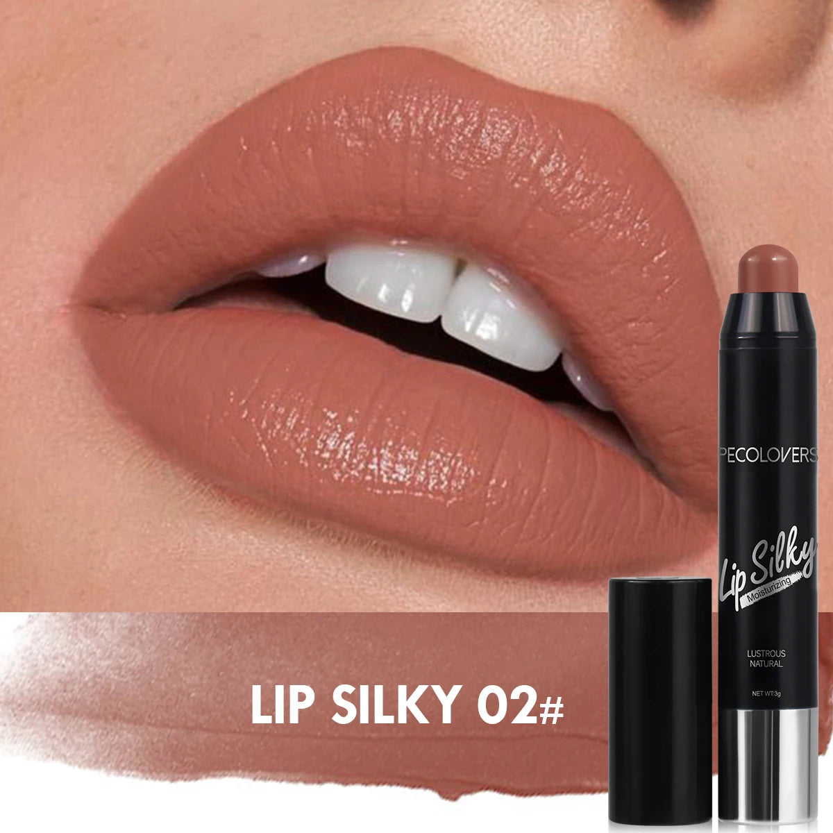 Crayon Rouge à Lèvres Mat Waterproof Longue Tenue
