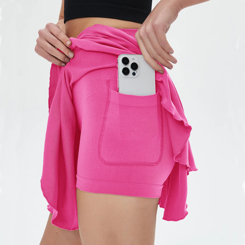 Short Jupe Sport Femme Running Yoga
