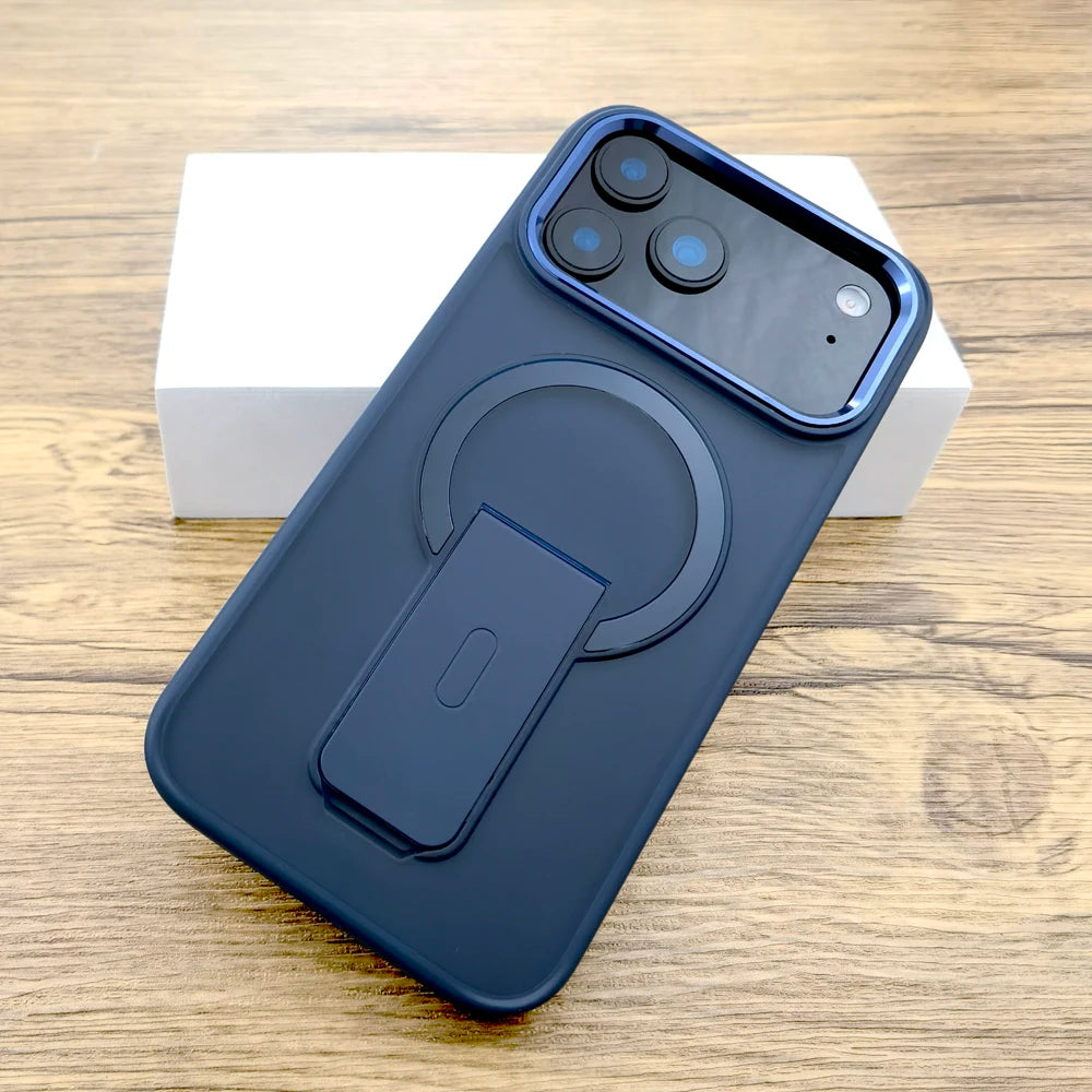 Coque Armor Antichoc iPhone 17/16/15/14/13 – MagSafe, Béquille & Protection Totale