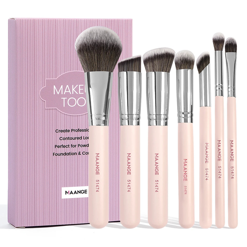 Set 7 Pinceaux Maquillage Teint & Yeux