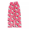Pantalon Pyjama Hello Kitty – Bas de Nuit Femme Cartoon Couple