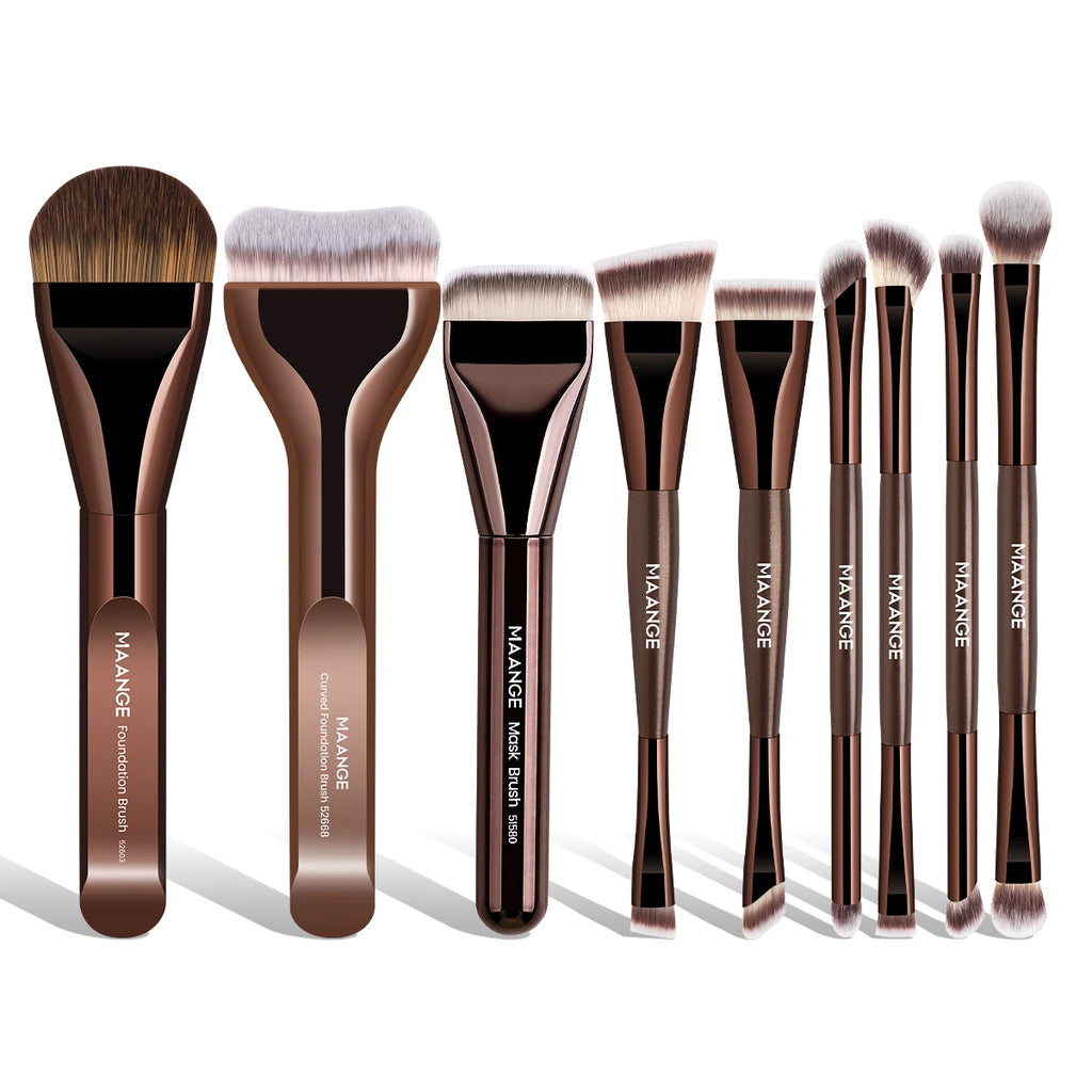 Kit 9 Pinceaux Maquillage Professionnel