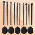 Set 10 Pinceaux Fard à Paupières – Estompage, Eyeliner & Précision Maquillage