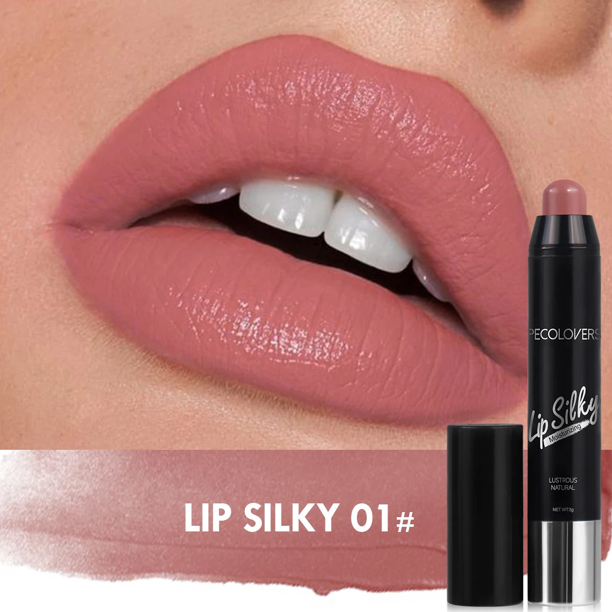 Crayon Rouge à Lèvres Mat Waterproof Longue Tenue