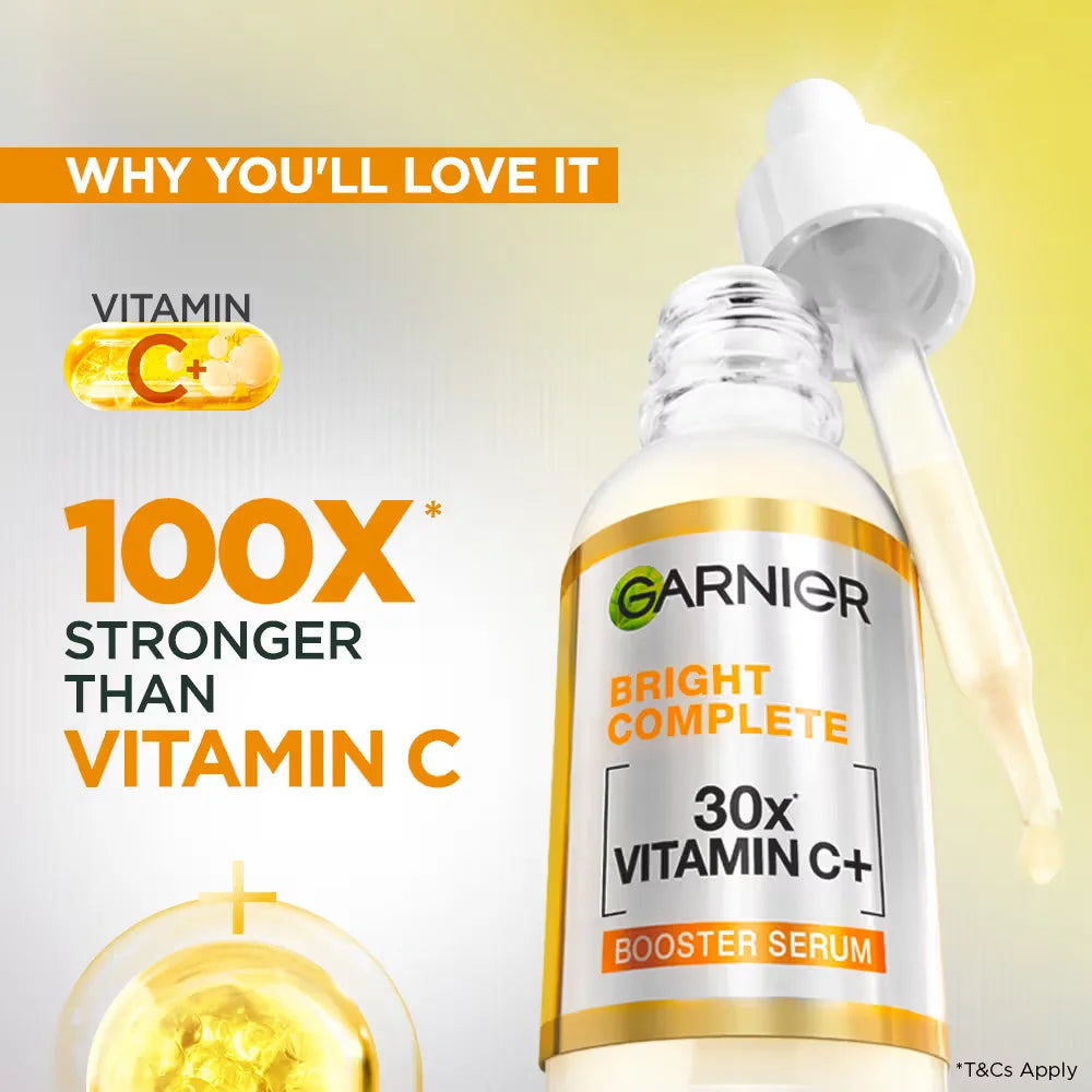 Sérum Éclat Vitamine C Garnier 30ml – Teint Unifié & Texture Lissée