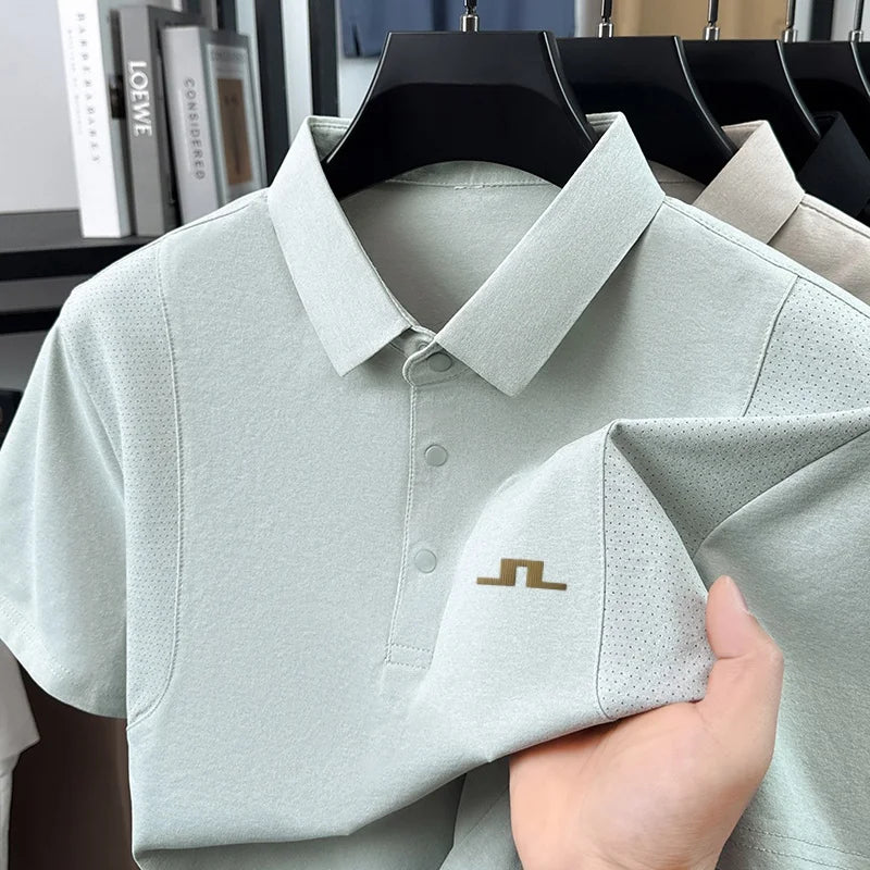 Polo Homme Manches Courtes – Style Minimaliste & Casual Été - ScopBazar