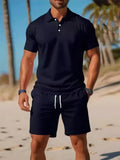 Ensemble Polo & Short Homme Grande Taille – Casual Été - ScopBazar
