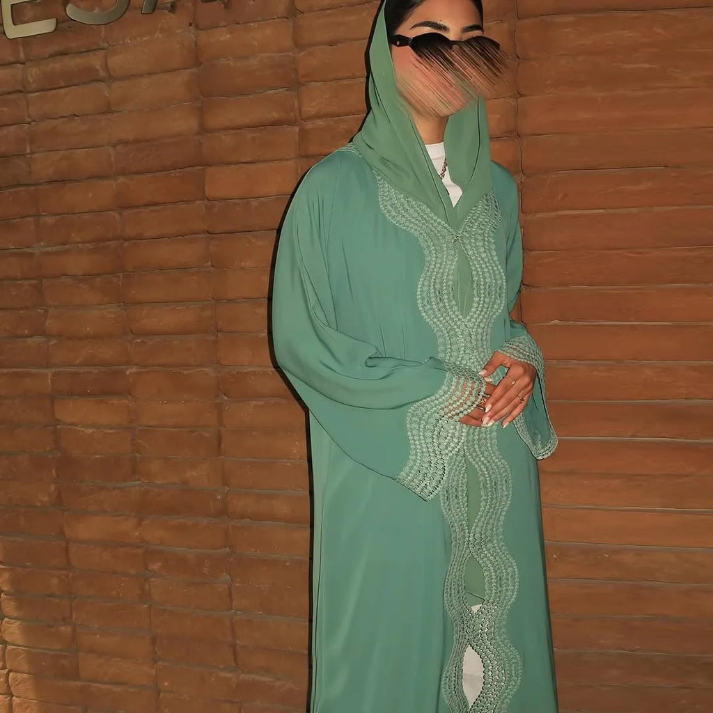 Abaya Dubai Kimono Caftan Femme