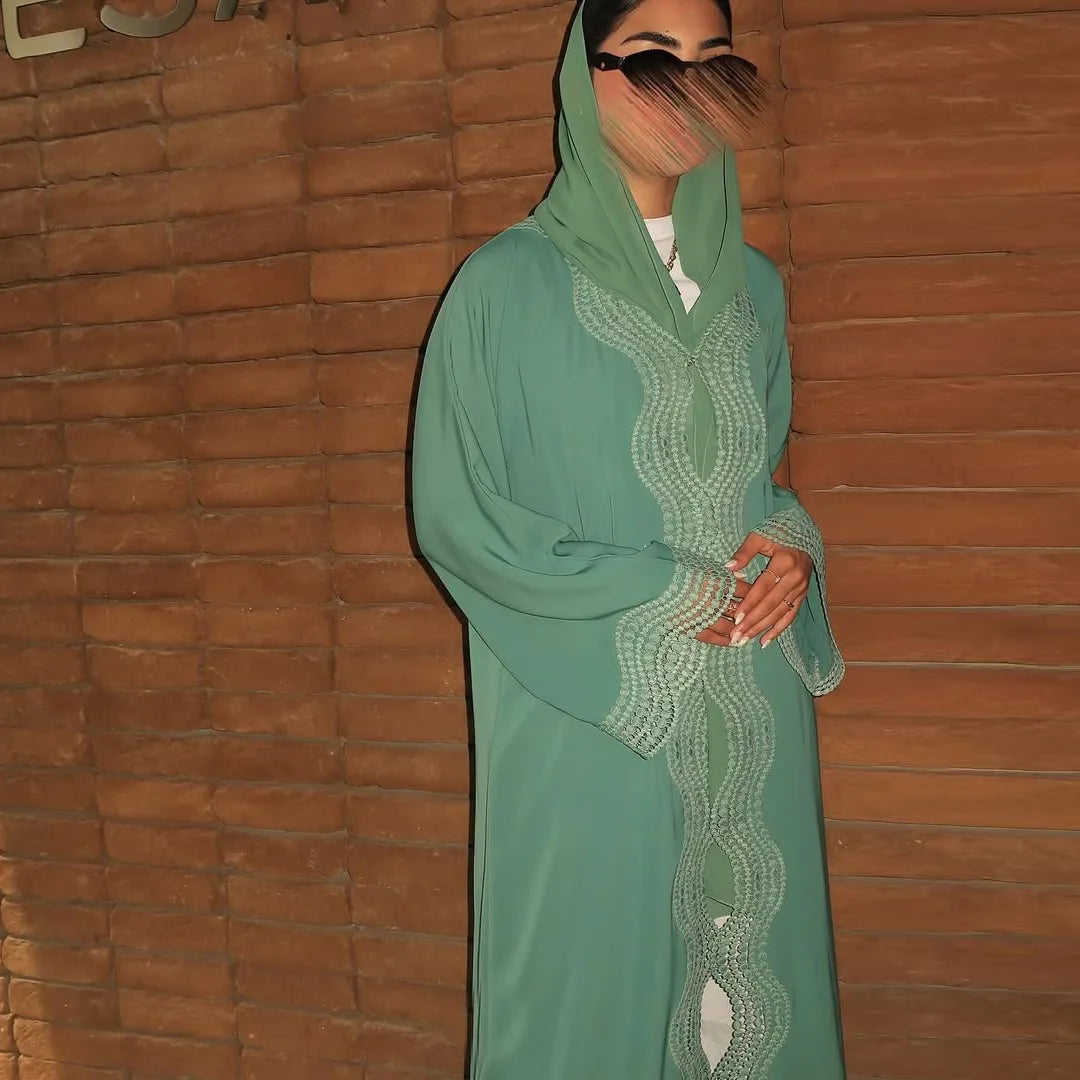 Abaya Dubai Kimono Caftan Femme