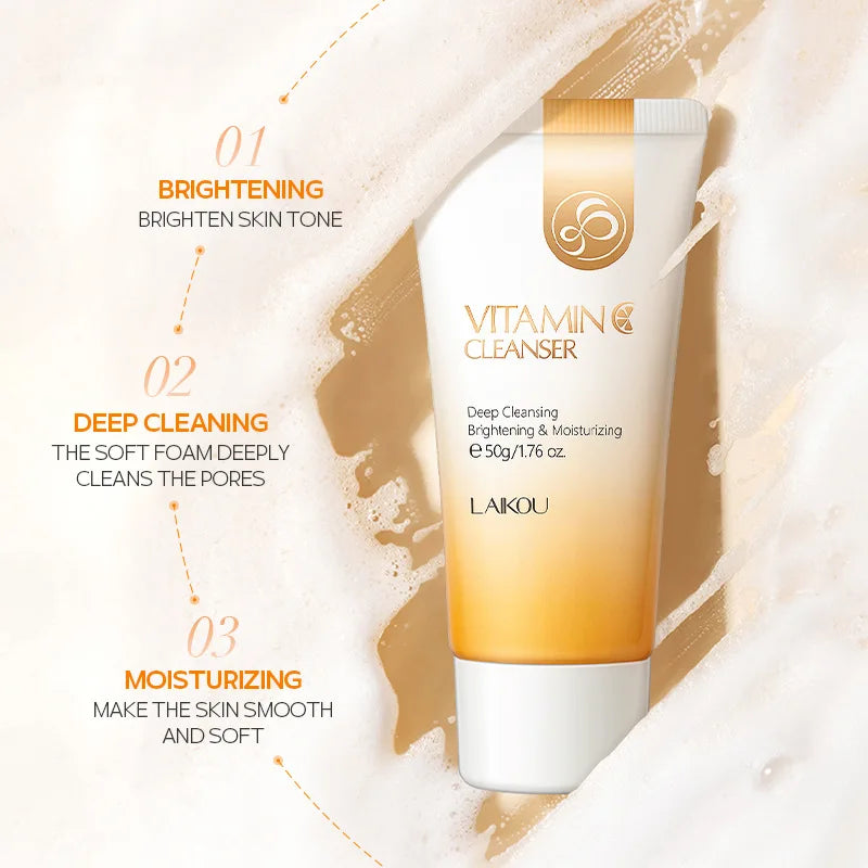 Nettoyant Visage Vitamine C LAIKOU 50g