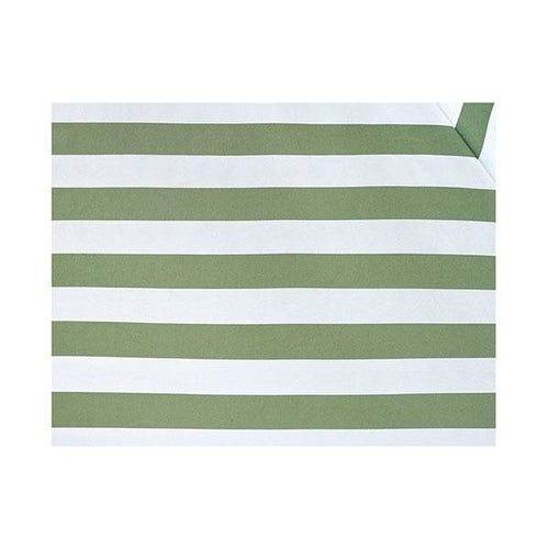 Parasol de Jardin Rayé Vert & Blanc 3m — Terrasse & Piscine