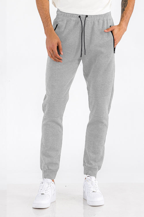 Jogging en Coton Chiné Confortable — Pantalon de Survêtement