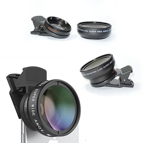 Objectif Grand Angle Ultra Wide pour Smartphone — + Macro