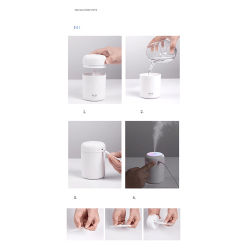 Humidificateur d'Air Portable & Diffuseur d'Huiles Essentielles — Voiture & Maison - ScopBazar