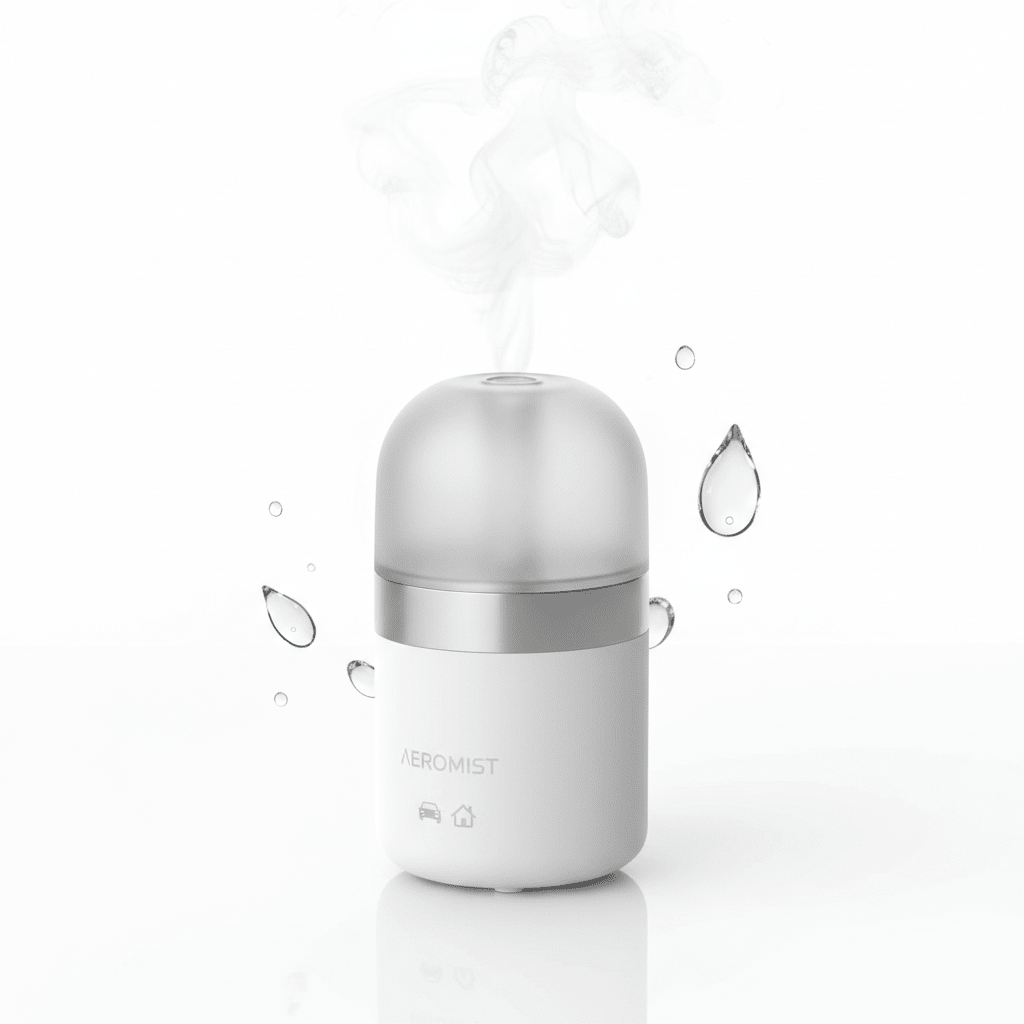 Humidificateur d'Air Portable & Diffuseur d'Huiles Essentielles — Voiture & Maison - ScopBazar