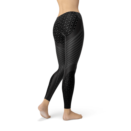 Legging Sport Femme Motif Fibre de Carbone - ScopBazar