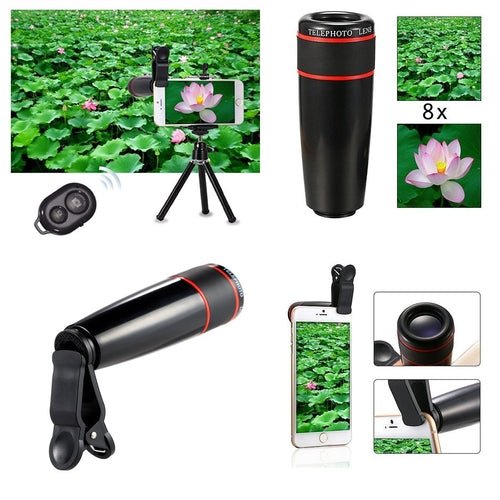 Kit Objectifs Smartphone 11 en 1 — Photo & Selfie Professionnel - ScopBazar
