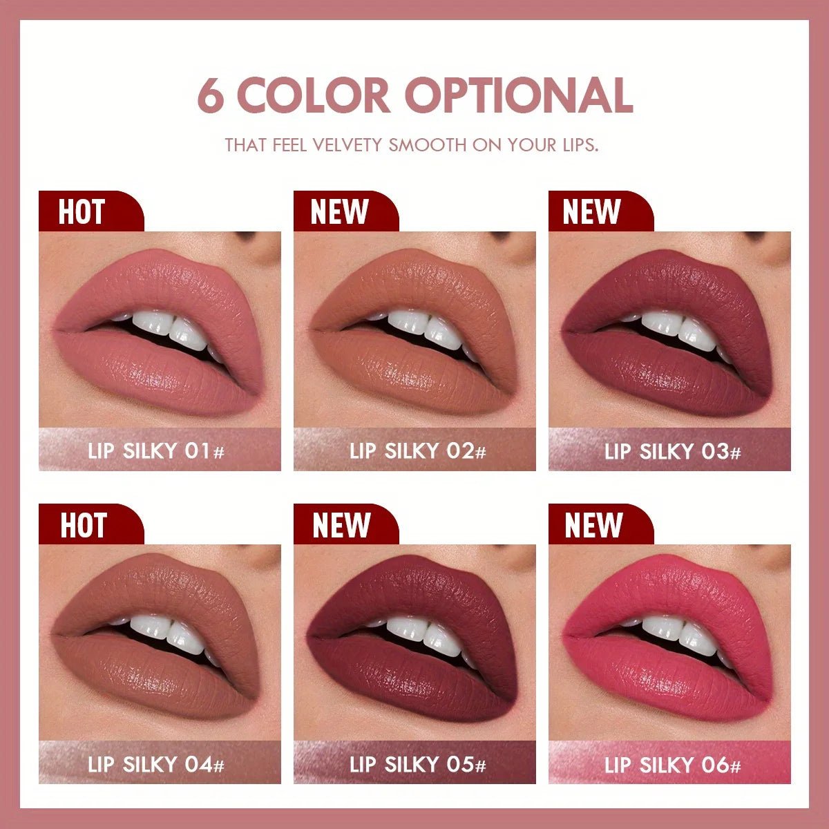 Buy Crayon Rouge à Lèvres Mat Waterproof Longue Tenue - ScopBazar