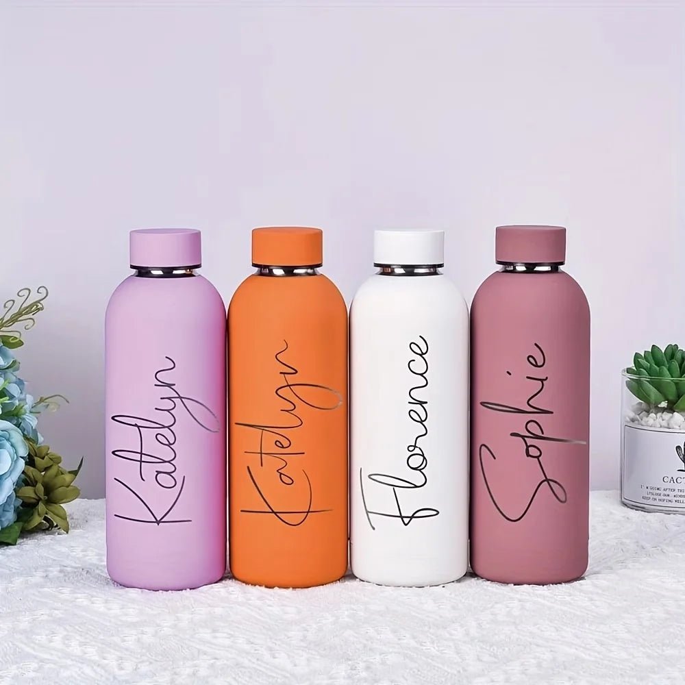 Acheter Bouteille d'eau en inox personnalisée avec gravure de prénom - ScopBazar