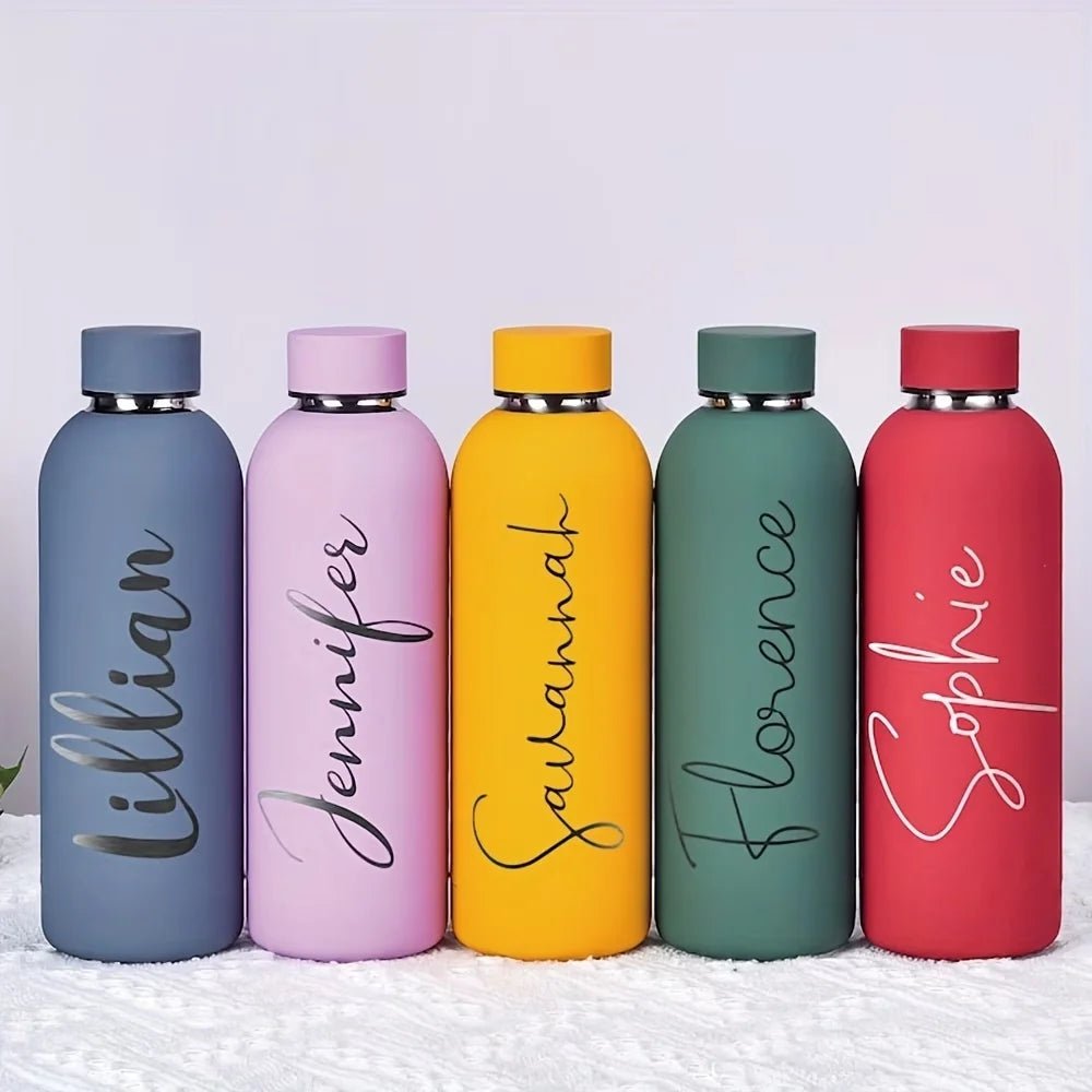 Acheter Bouteille d'eau en inox personnalisée avec gravure de prénom - ScopBazar