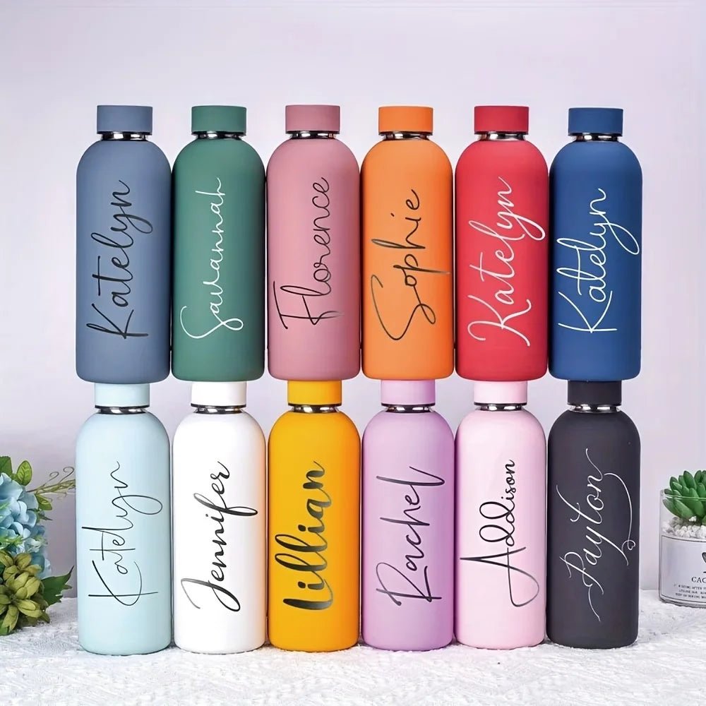 Acheter Bouteille d'eau en inox personnalisée avec gravure de prénom - ScopBazar