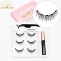 Faux Cils Magnétiques Vison – Lot de 3 Paires avec Eyeliner - ScopBazar