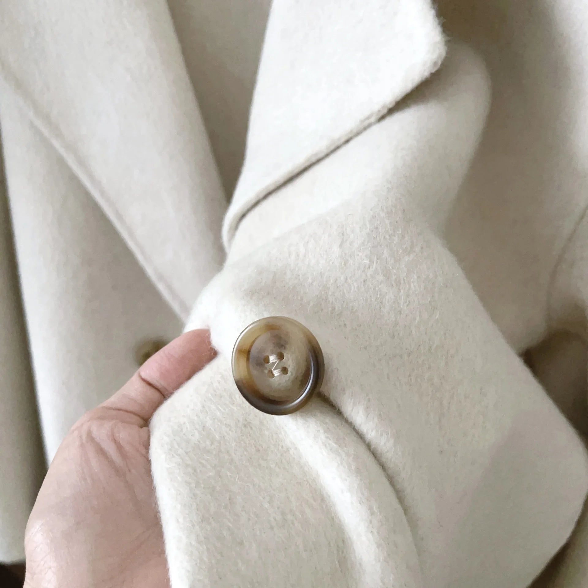 Manteau Long en Laine Femme – Double Boutonnage, Style Ample, Cachemire Automne Hiver - ScopBazar