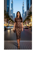 Robe Longue Femme Manches Courtes — Chic & Casual - ScopBazar