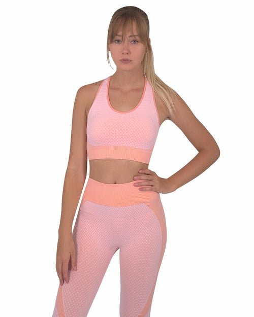 Brassière Sport Sans Coutures - Rose - ScopBazar