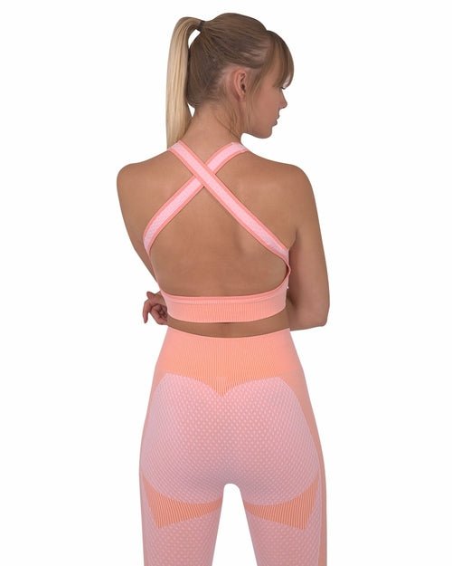 Brassière Sport Sans Coutures - Rose - ScopBazar