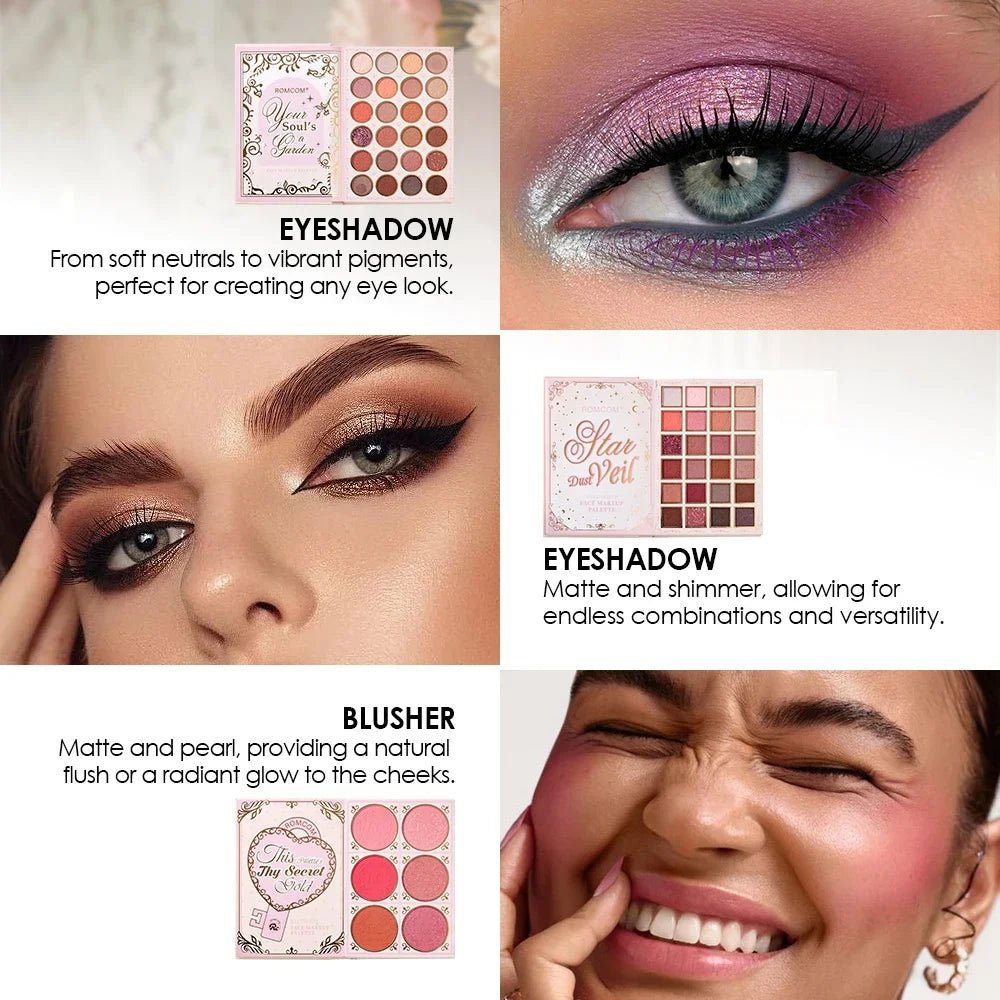 Kit Maquillage Complet 5 en 1 – Fard, Blush, Contour & Gloss - ScopBazar