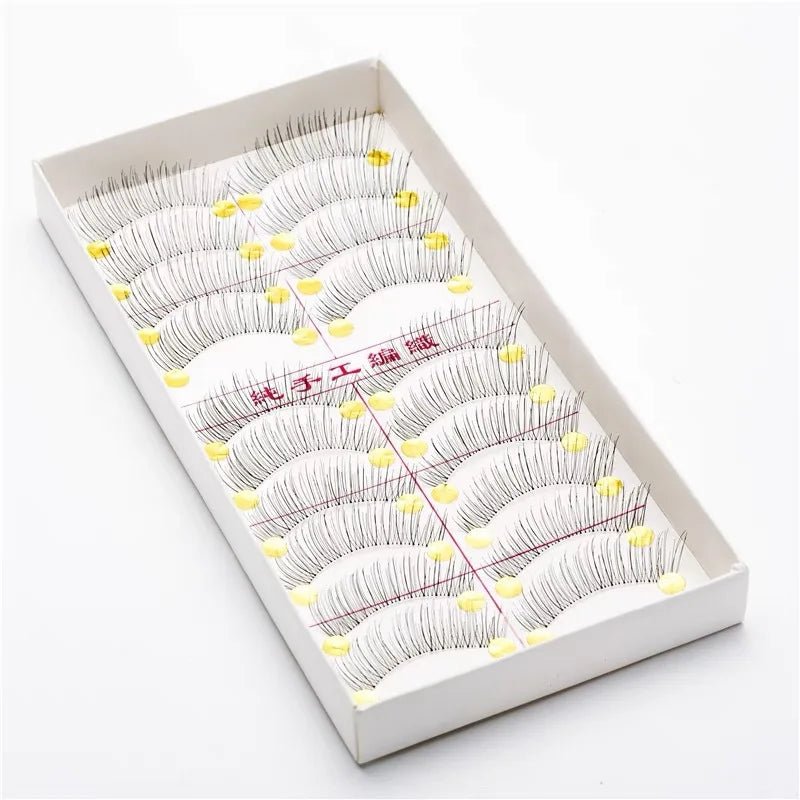 Faux Cils Naturels Faits Main – 10 Paires 217 - ScopBazar
