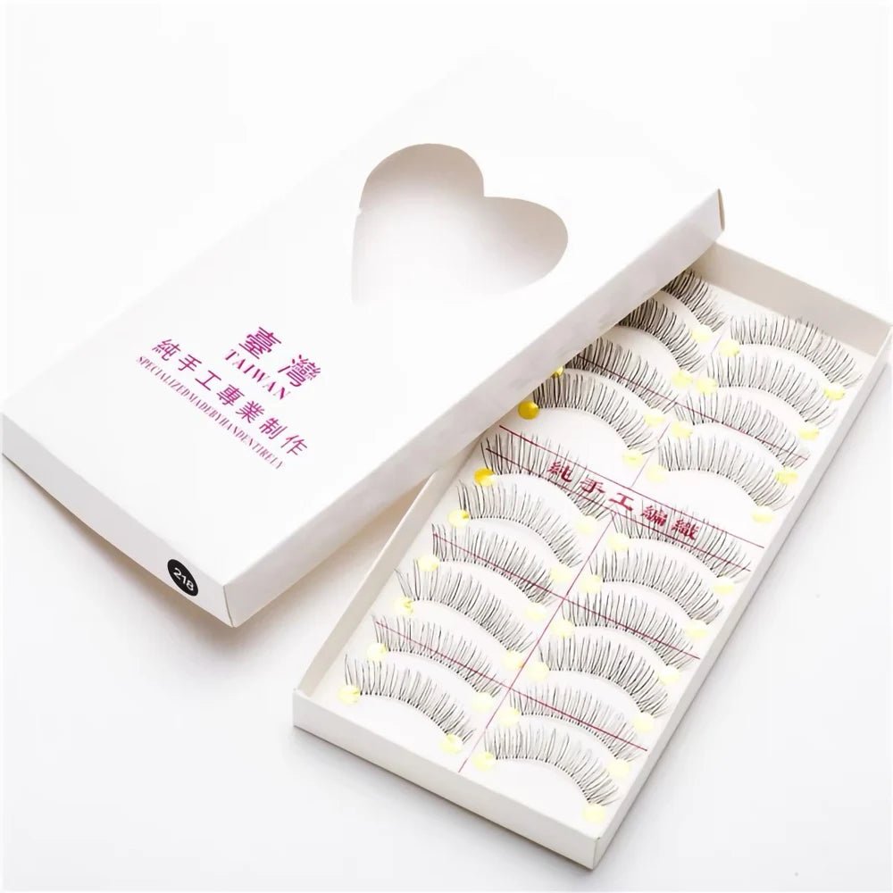 Faux Cils Naturels Faits Main – 10 Paires 217 - ScopBazar