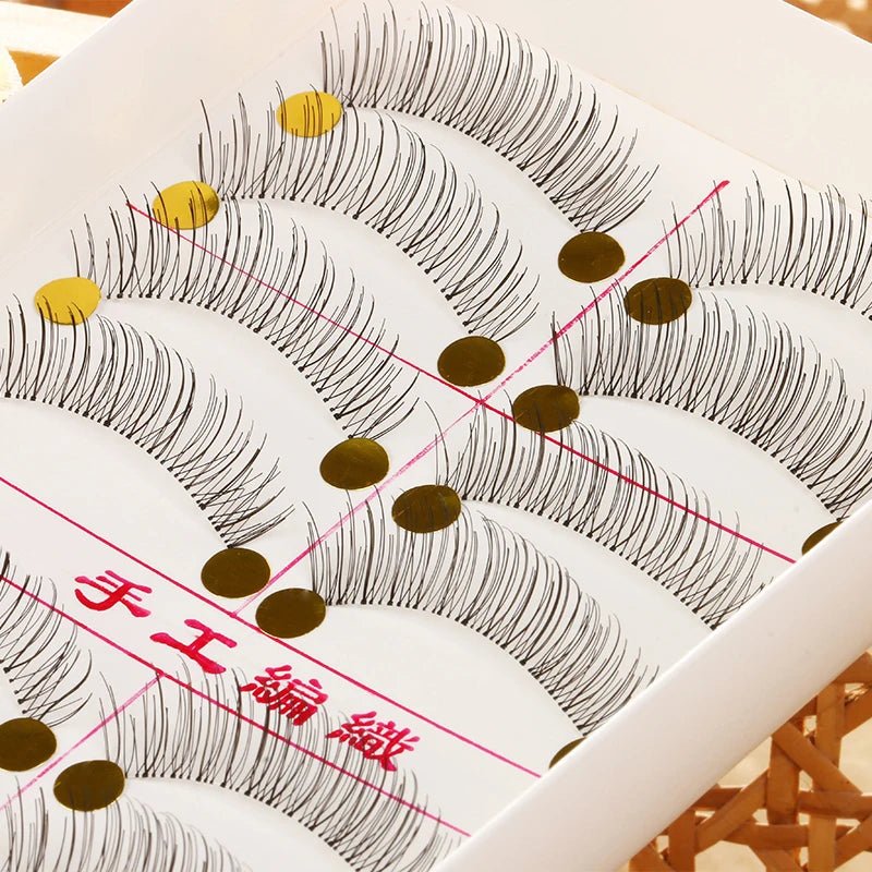 Faux Cils Naturels Longue Durée – Lot de 10 Paires 217 - ScopBazar