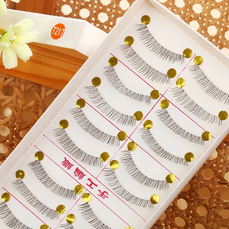 Faux Cils Naturels Longue Durée – Lot de 10 Paires 217 - ScopBazar
