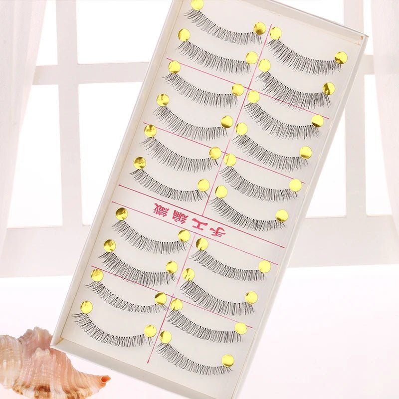 Faux Cils Naturels Longue Durée – Lot de 10 Paires 217 - ScopBazar
