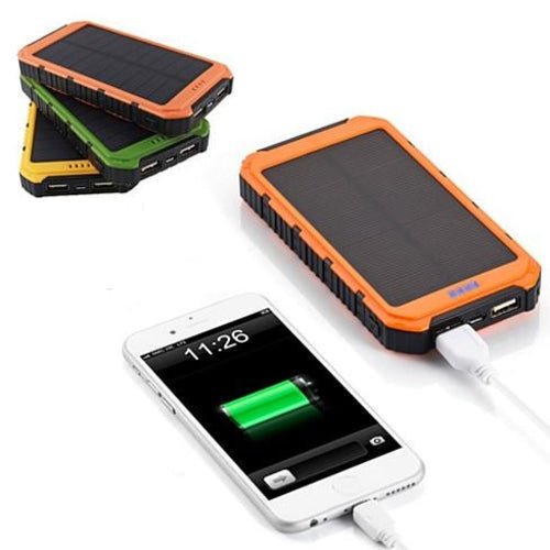 Batterie Solaire Portable 6000mAh — Double USB & Lampe Torche - ScopBazar